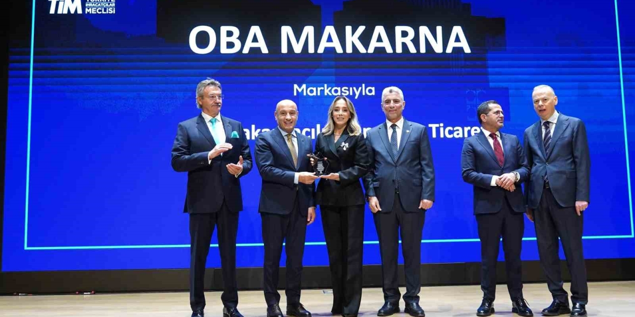 Oba Makarna’ya Turquality’den "en Çok Ülkeye İhracat Yapan Turquality Şampiyonu" Ödülü