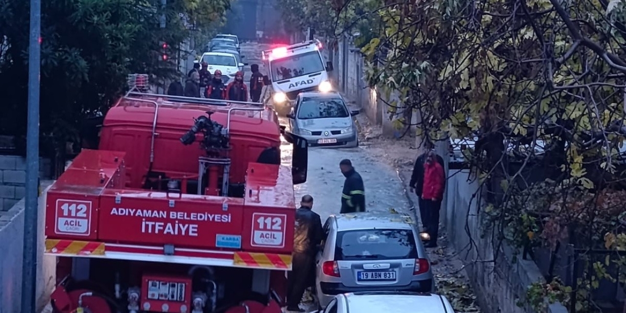 Mahsur Kalan Afad’ı İtfaiye Ekipleri Kurtardı