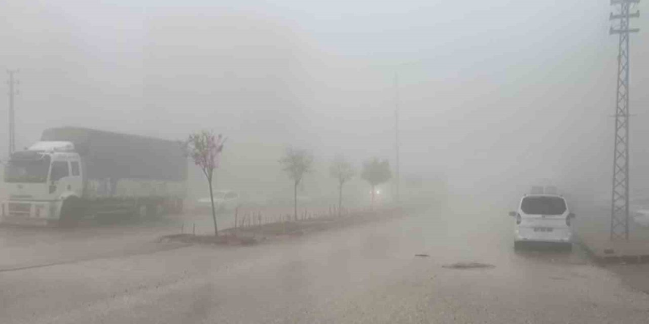 Besni’de Yoğun Sis Etkili Oldu