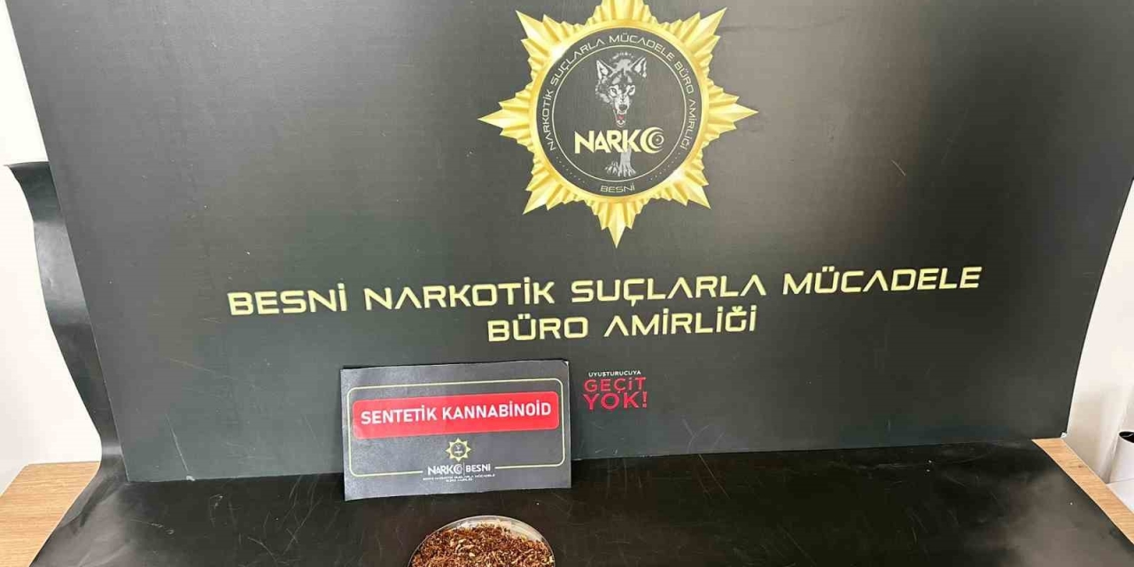 Besni’de Uyuşturucuyla Yakalanan Şahıs Tutuklandı