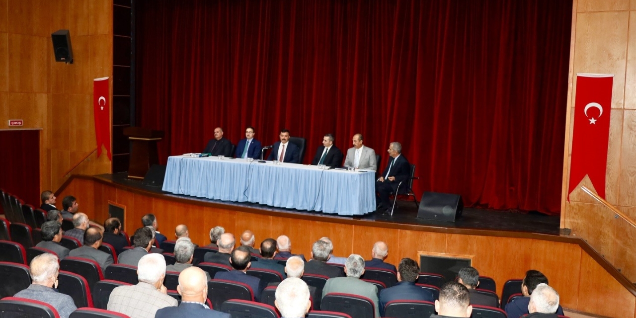 Recep İçme Suyu İçin Geniş Katılımlı Bilgilendirme Toplantısı Düzenlendi