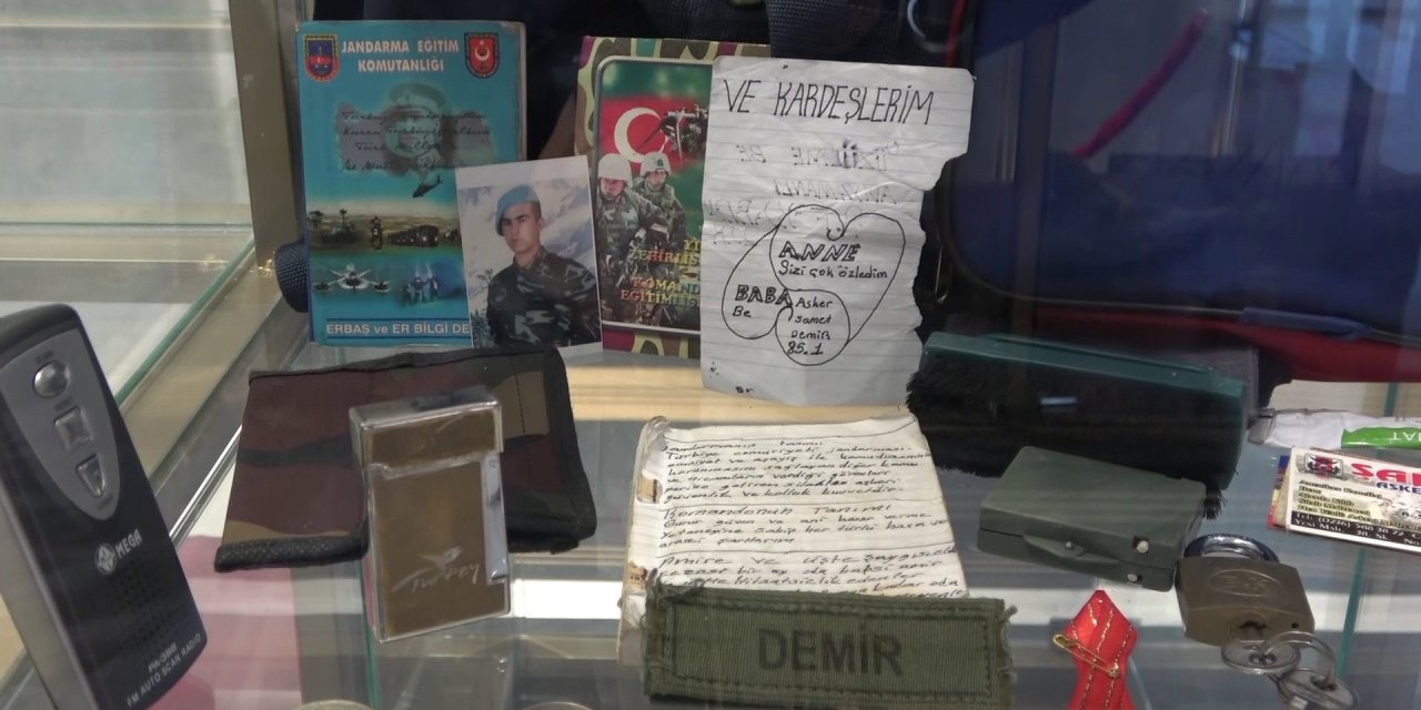 Adıyaman Şehitlik Müzesi’nde Şehitlerin Eşyaları Sergilenmeye Başladı