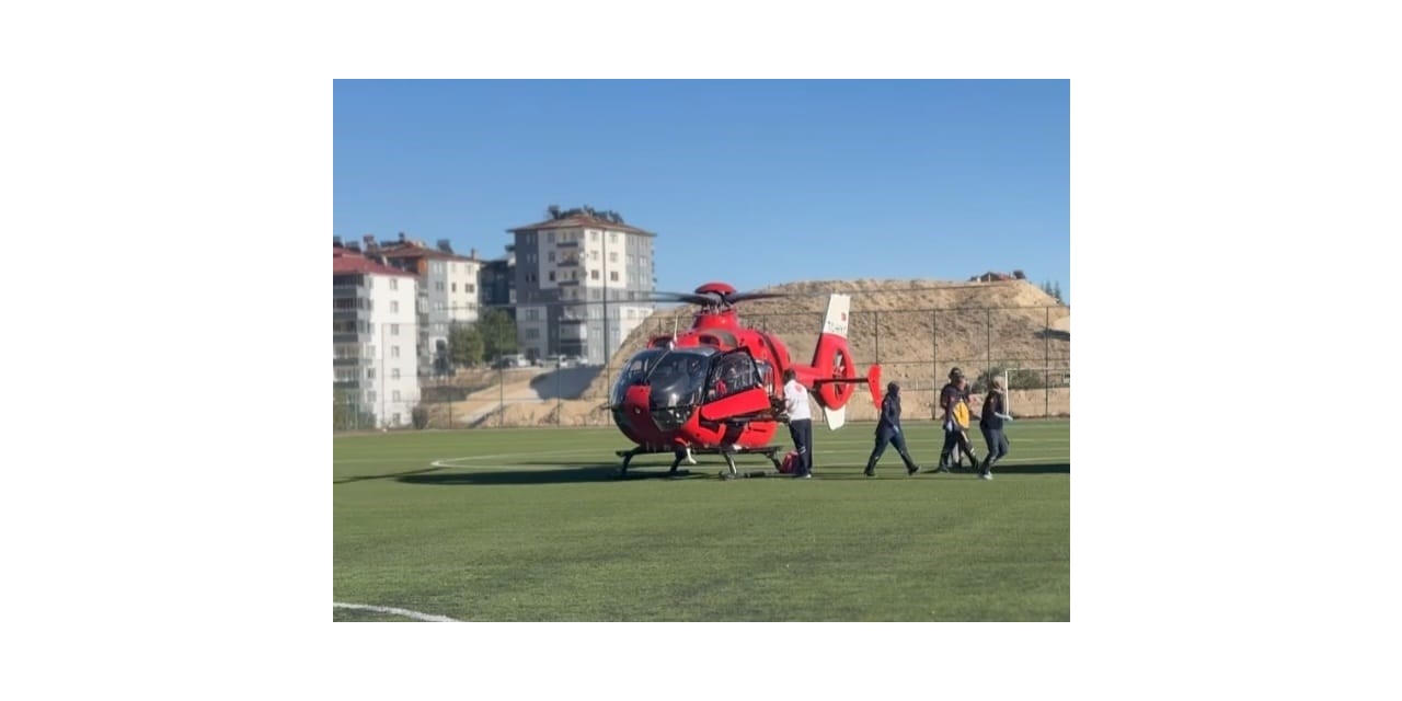 Malatya’da Ambulans Helikopter Yaşlı Adam İçin Havalandı