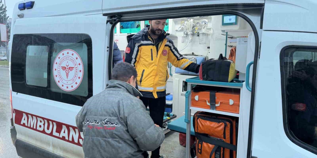 Eli Spiralle Kesilen Kişi Yaralandı