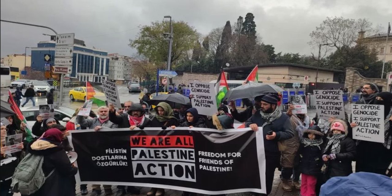 "Palestine Action" Grubuna Destek Eylemi