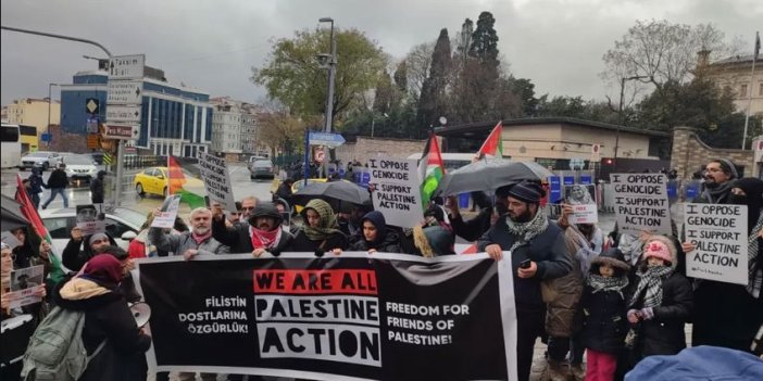"Palestine Action" Grubuna Destek Eylemi