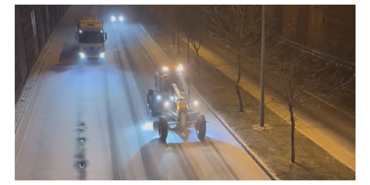 Gaziantep’te Beklenen Kar Yağışı Etkisini Göstermeye Başladı