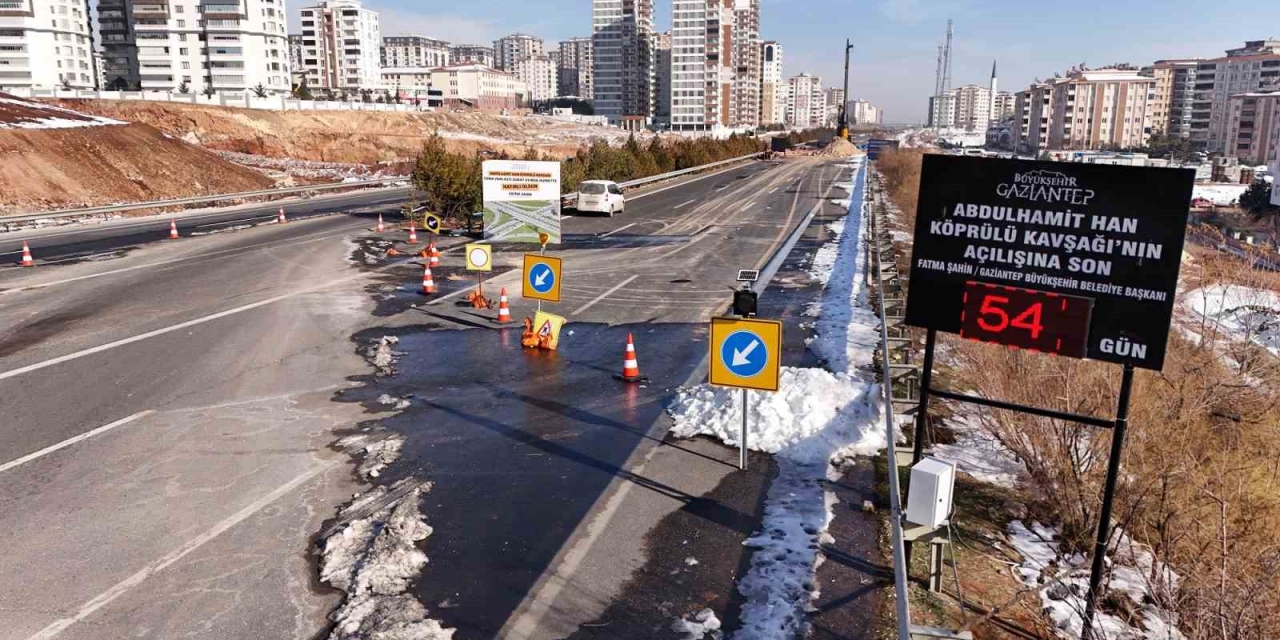 Abdülhamit Han Köprülü Kavşağı İçin Geri Sayım Başladı