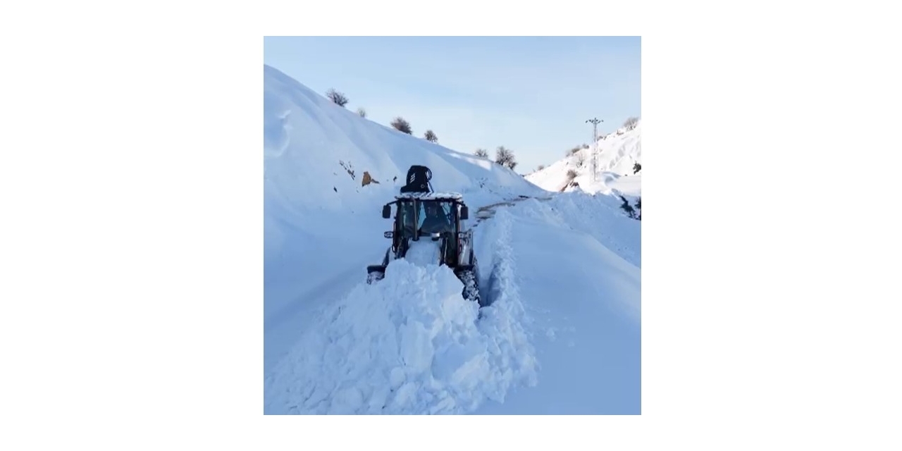 Kulp’ta Kar Yağışı Görsel Şölen Oluşturdu