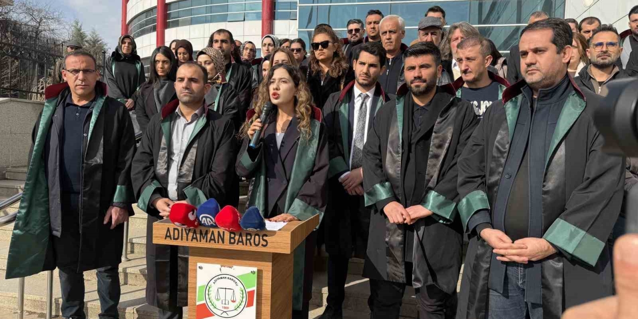 Adıyaman Barosu’ndan Avukatlara Yönelik Saldırılara Karşı Açıklama