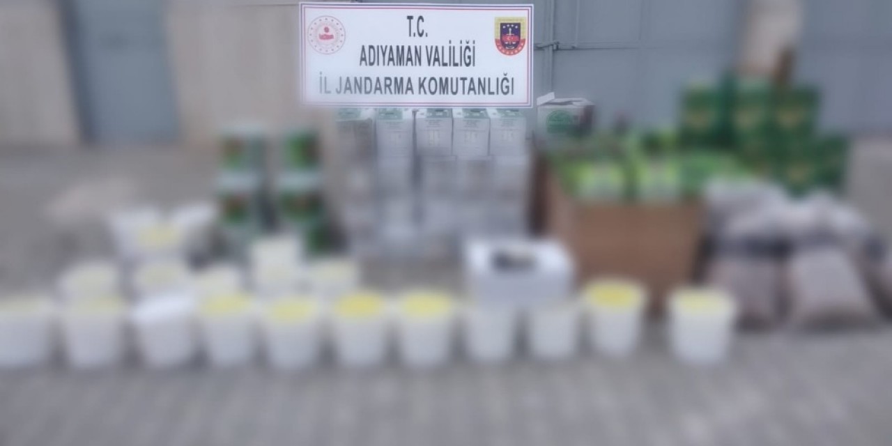 Adıyaman’da Çok Miktarda Kaçak Gıda Maddesi Ele Geçirildi