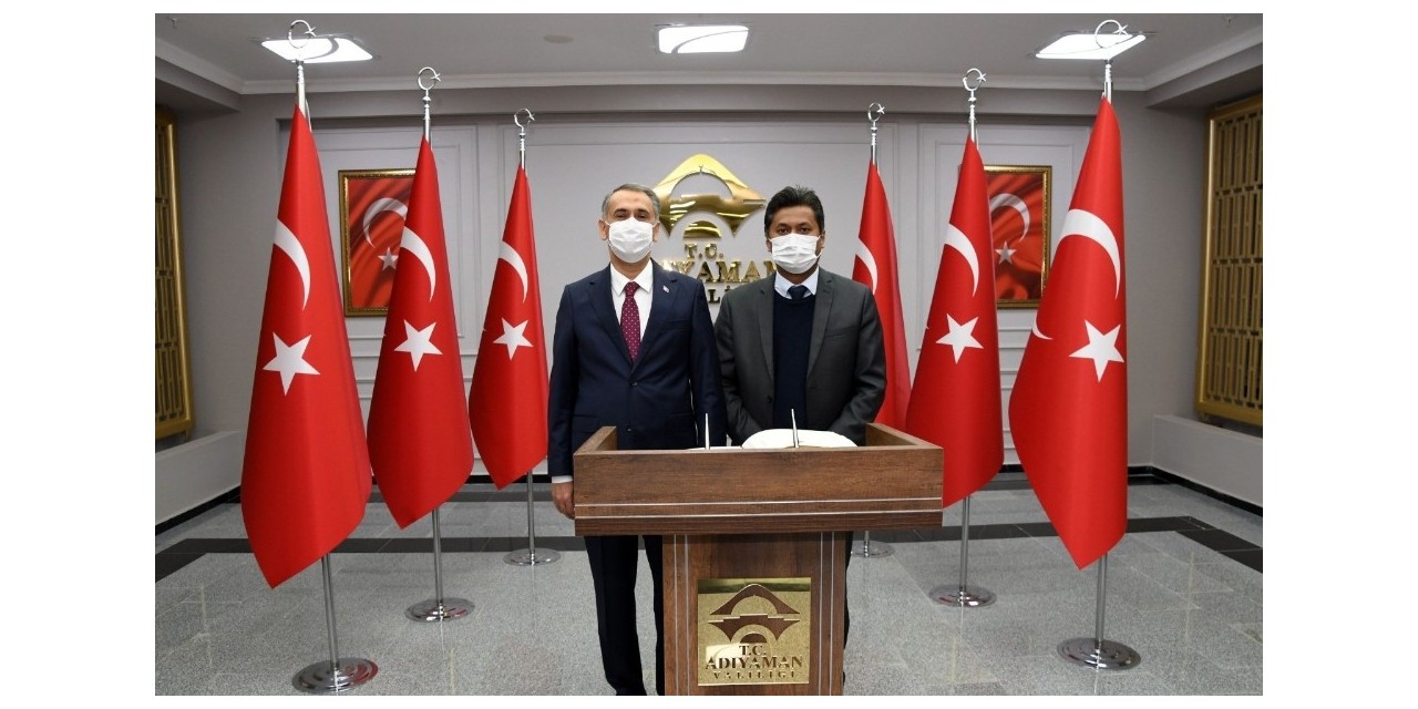 Vali Çuhadar, Büyükelçi Hassen’i Misafir Etti
