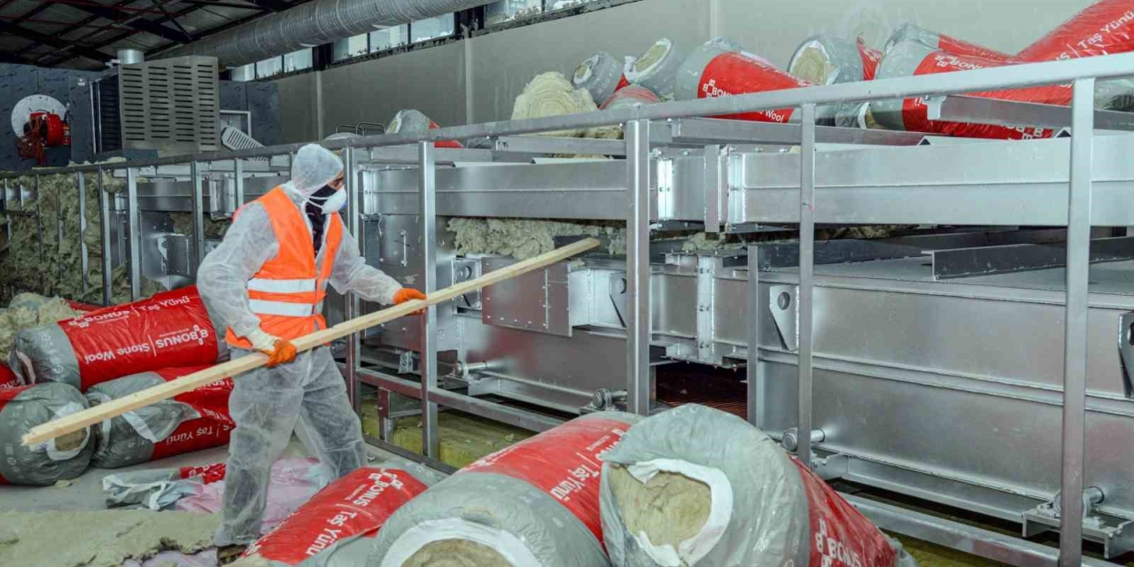 Halk Ekmek Fabrikasında Fırınların Montajı Yapılıyor