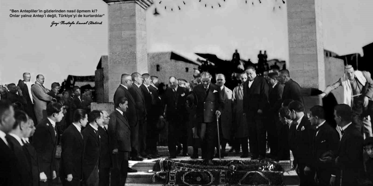 Gazi Mustafa Kemal Atatürk’ün Gaziantep’e Gelişinin 93’üncü Yıl Dönümü