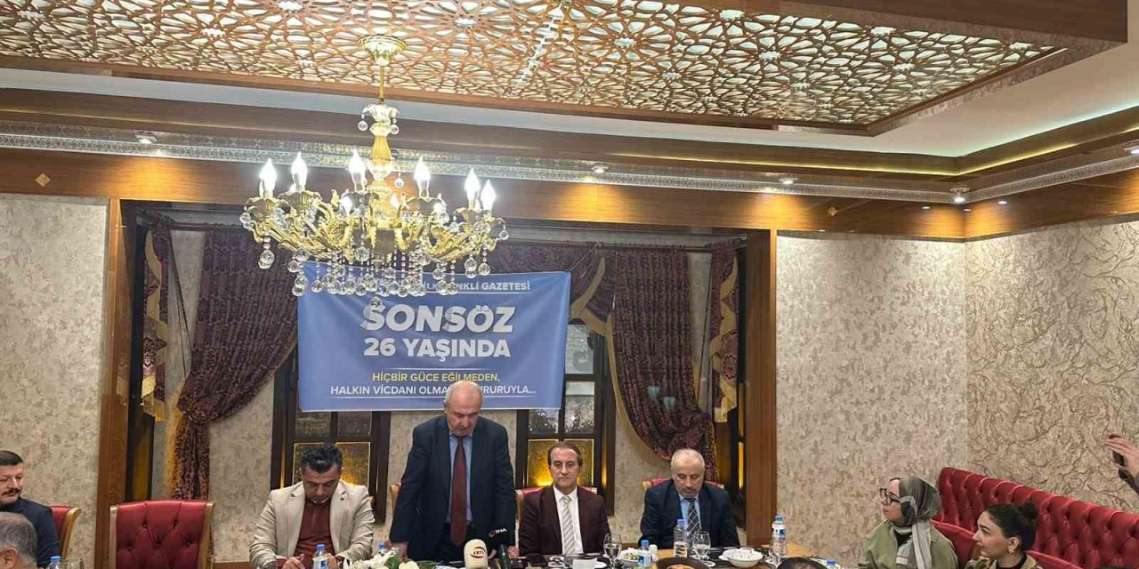 Malatya’nın İlk Renkli Gazetesi Sonsöz 26 Yaşında