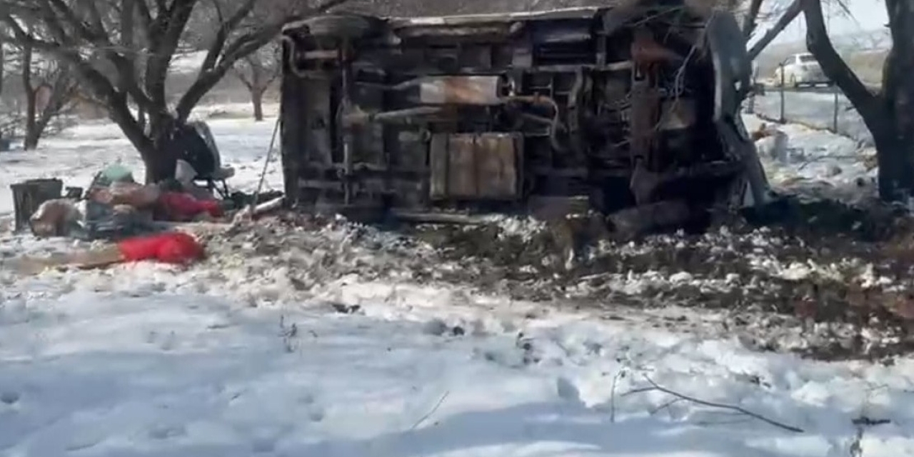 Malatya’da Kontrolden Çıkan Minibüs Kayısı Bahçesine Uçtu