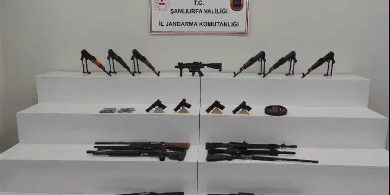 Şanlıurfa’da Çok Sayıda Silah Ve Mühimmat Ele Geçirildi: 7 Gözaltı