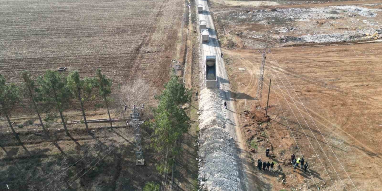 Harran Ovası’nda Yol Çilesi Tarihe Karışıyor
