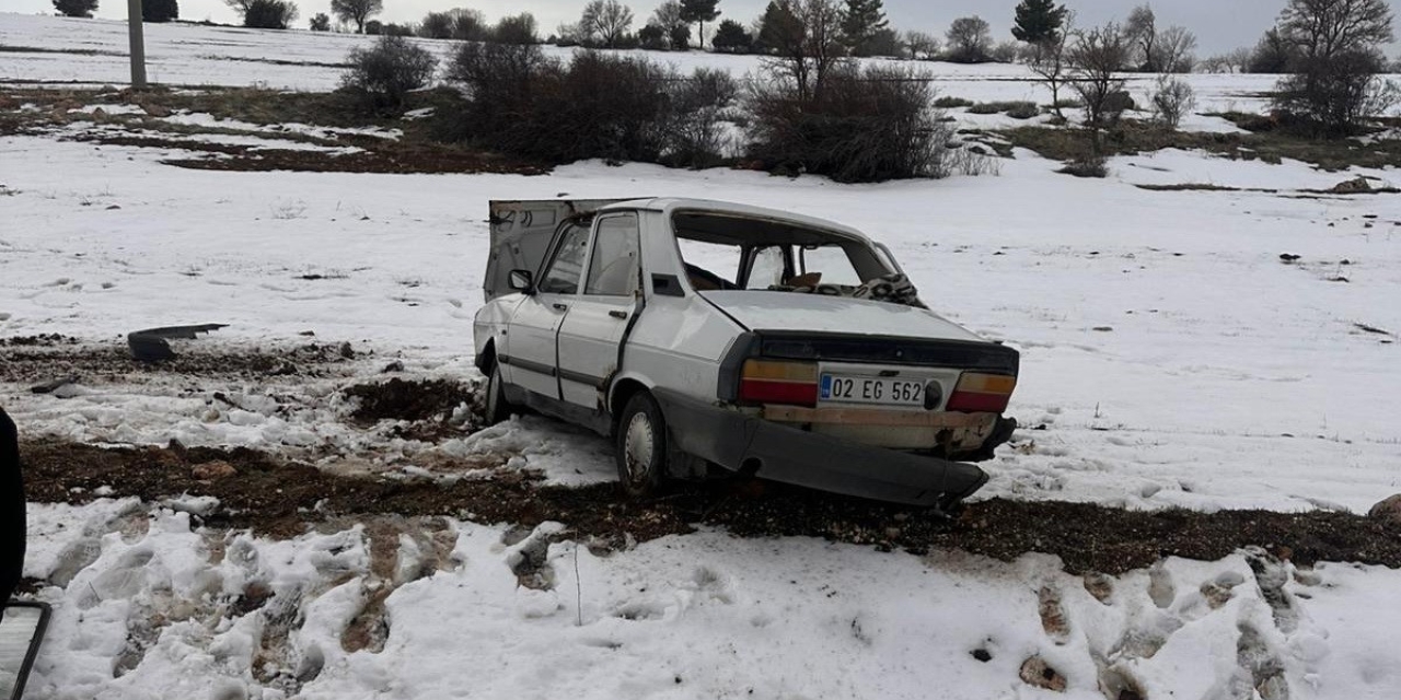 Köy Korucusu Kazada Yaralandı