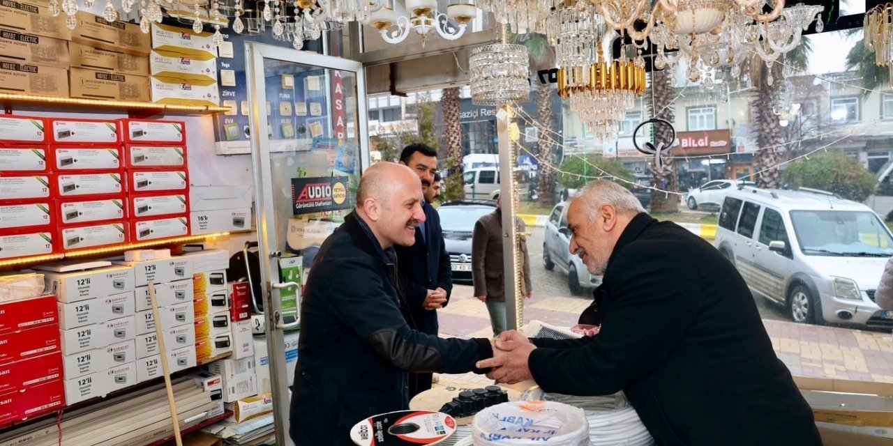 Vali Varol’dan Kahta Esnafına Moral Ziyareti