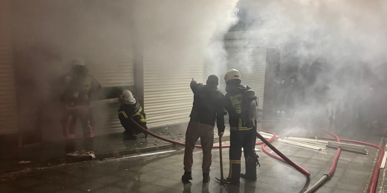 İşyeri Yangını Korkuttu