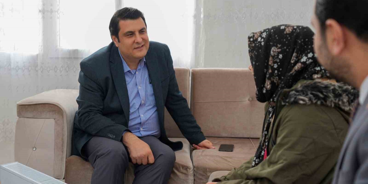 Yılmaz’dan Evi Yenilenen Beyazkurt Ailesine Ziyaret