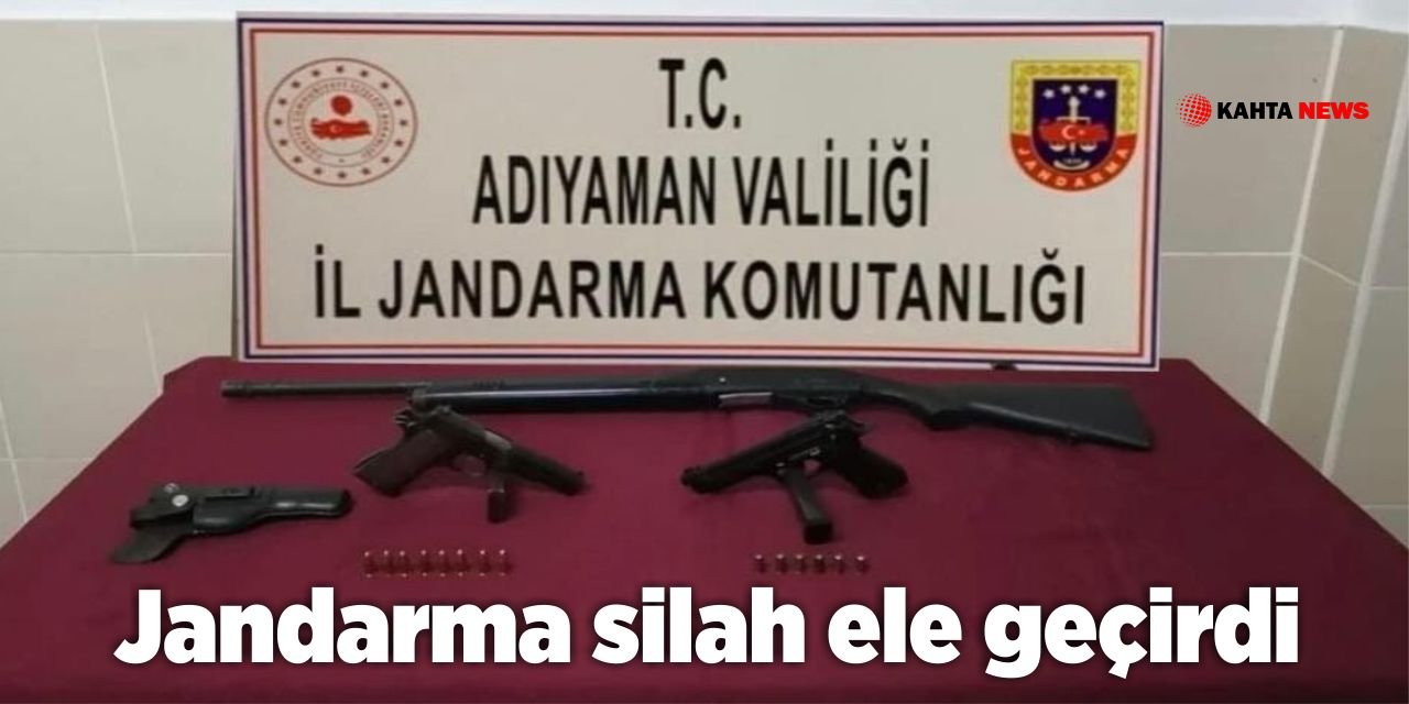 Jandarma Silah Ele Geçirdi