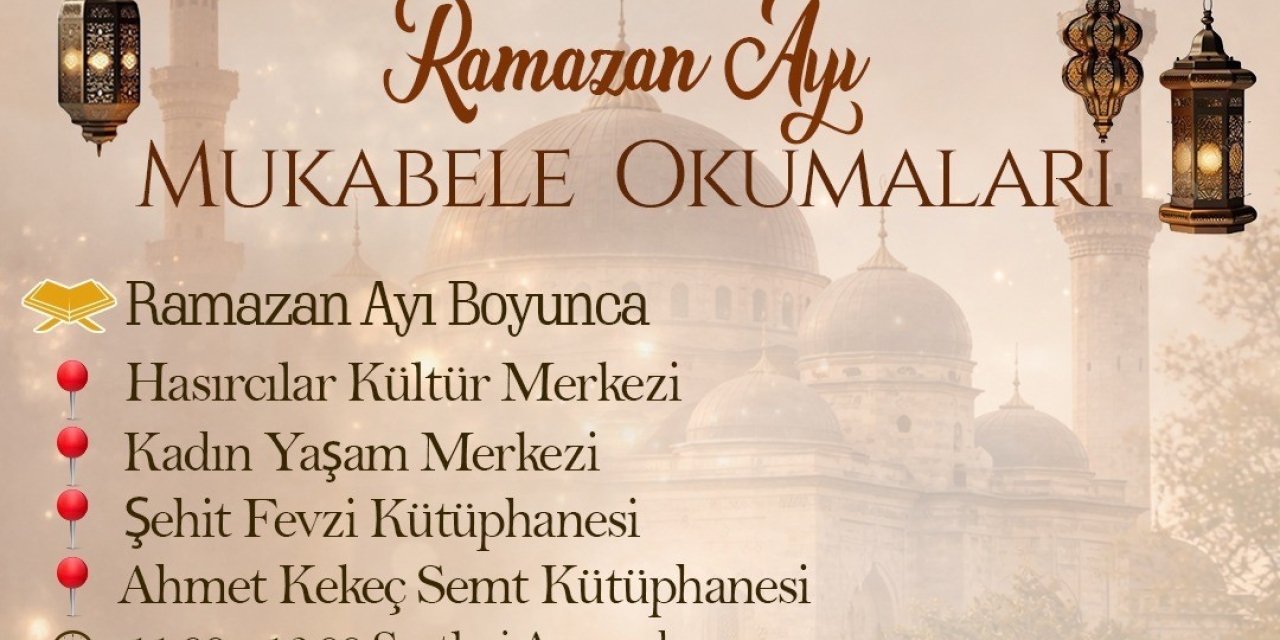 Battalgazi’de Ramazan Ayı Mukabele Okumaları Başlıyor