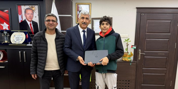 Başkan Hallaç’tan özel öğrenciye anlamlı destek