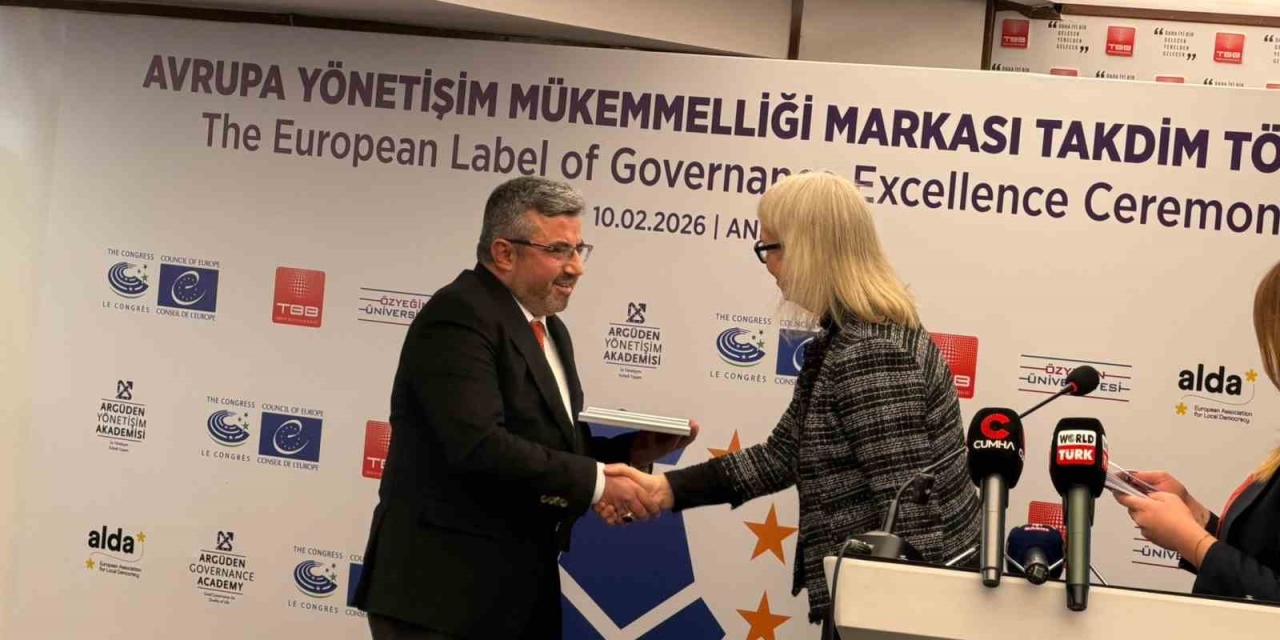 Gaziantep Büyükşehir’e Avrupa’dan Yönetişim Ödülü