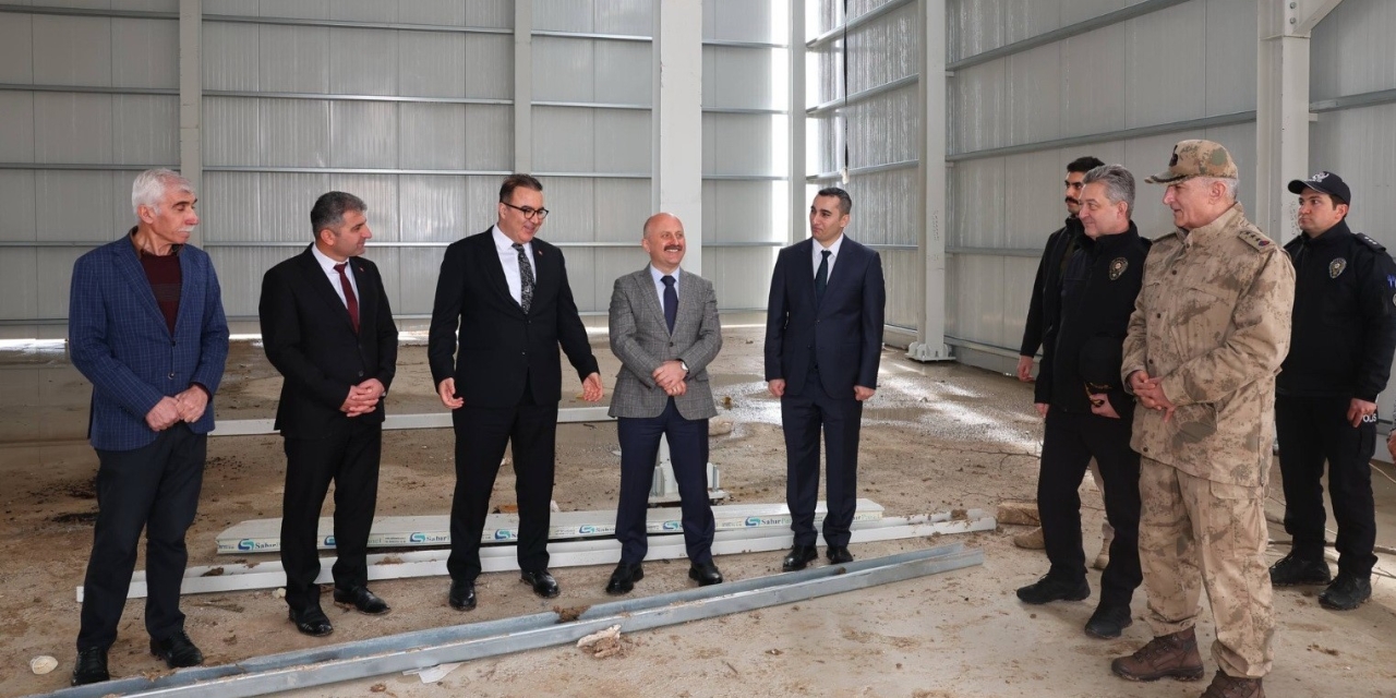 Vali Osman Varol Samsat İlçesinde İncelemelerde Bulundu