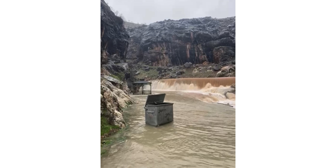 Sinek Çayı’nın Su Seviyesi Yağışlarla Yükseldi