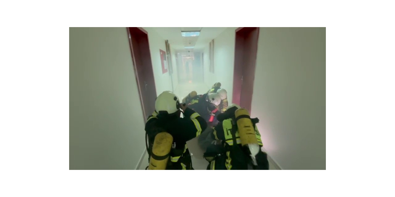 Kyk Yurtlarında Yangın Tatbikatı Gerçeği Aratmadı