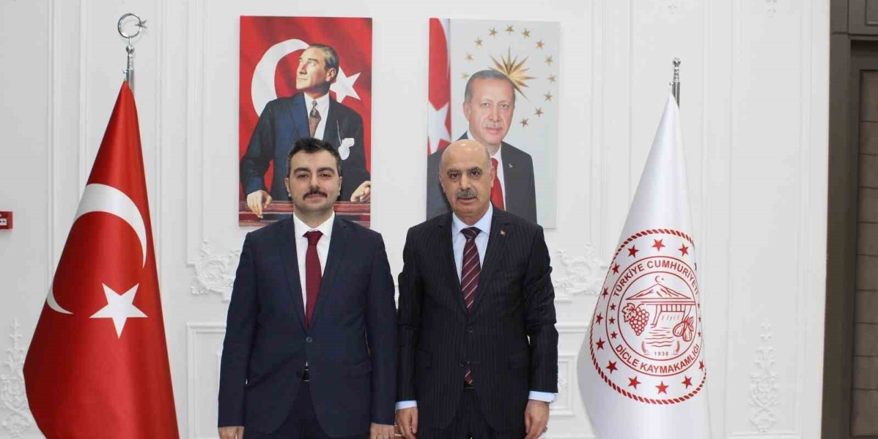 Diyarbakır Emniyet Müdürü Gökduman, Dicle Kaymakamı Atış İle Bir Araya Geldi