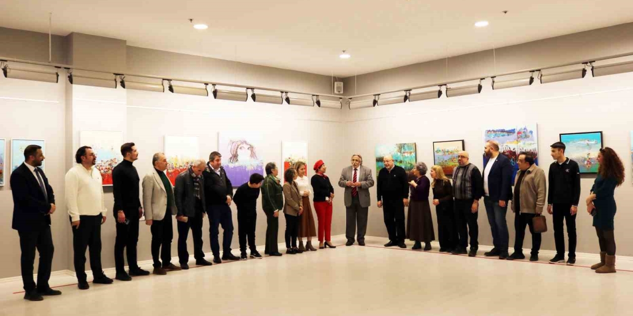 Ressam Hatice Aydoğan Sanko Sanat Galerisi’nde Sergi Açtı