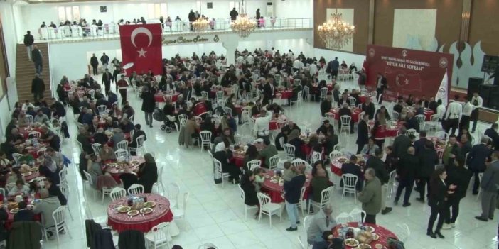 Şehit Yakınları Ve Gaziler İftar Programında Buluştu