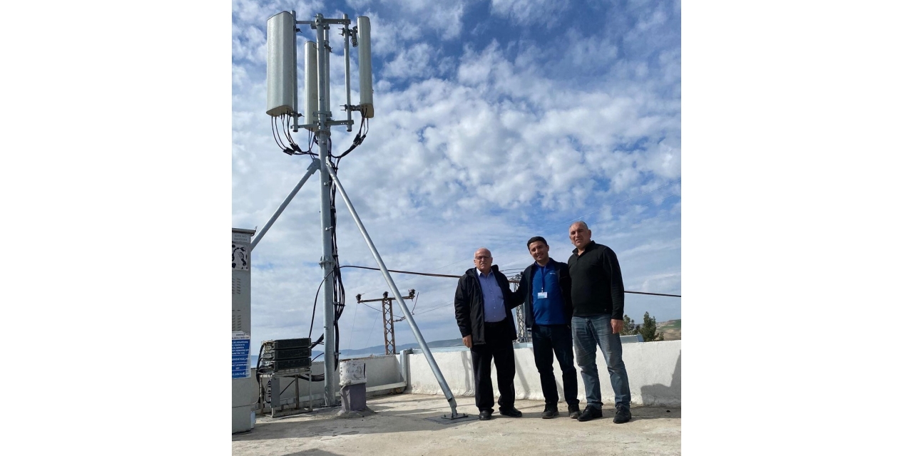 Adıyaman’da Kırmacık Köyüne Baz İstasyonu Kuruldu