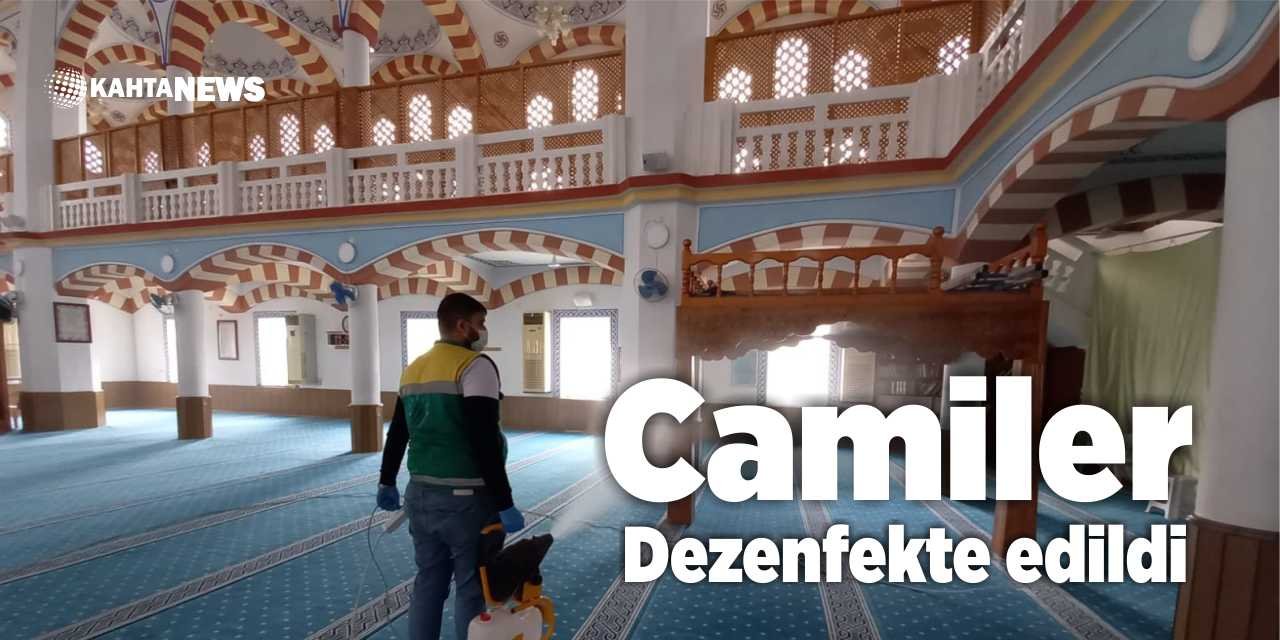 Camiler Dezenfekte Edildi