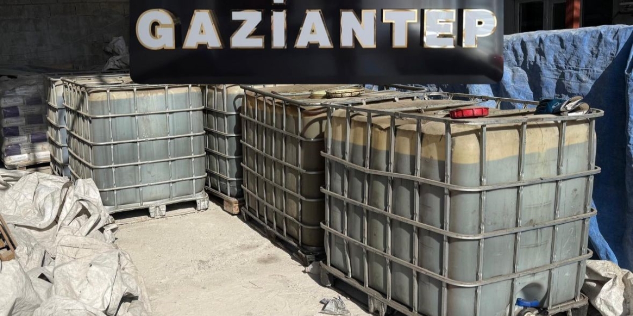 Gaziantep’te 7 Bin Litre Gümrük Kaçağı Akaryakıt Ele Geçirildi