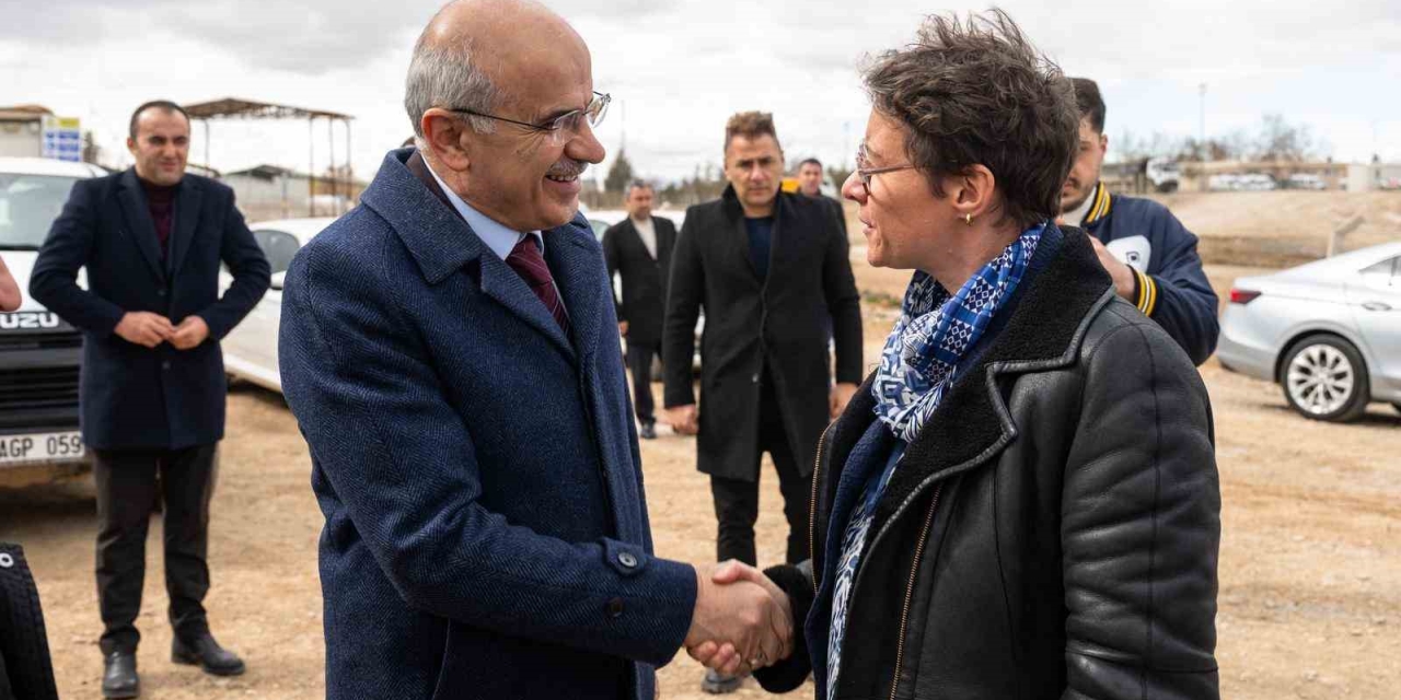 Başkan Er, Fransız Heyetle Malatya’da Kurulacak Ayrıştırma Tesisi Alanını İnceledi
