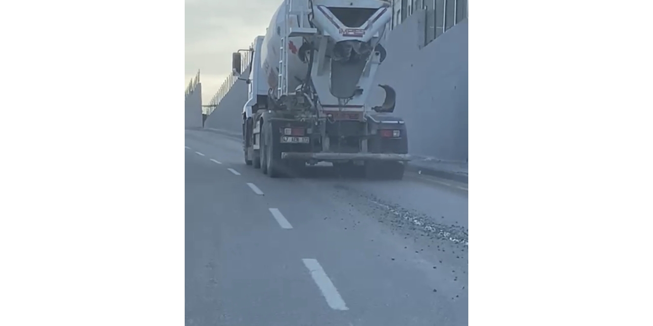 Yola Beton Döken Sürücüye 3 Bin Tl Ceza