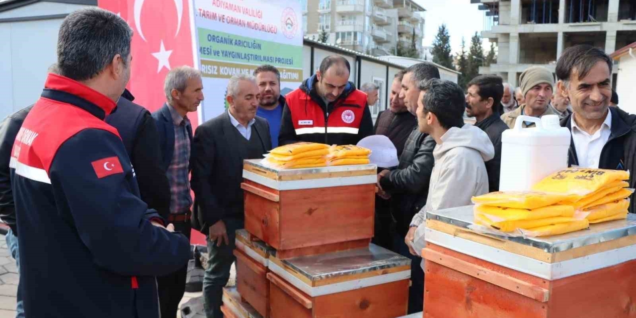 Arıcılara Organik Arısız 494 Kovan Dağıtıldı