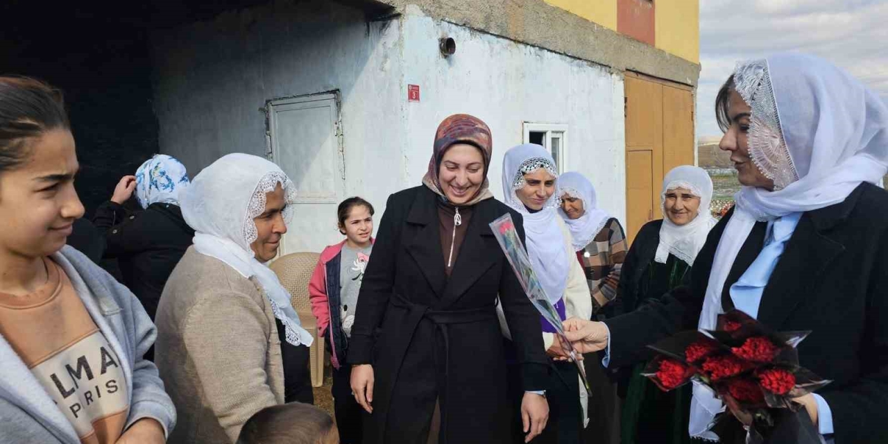 Ak Parti Heyeti Çınar’da Kadınlar Gününü Kutladı