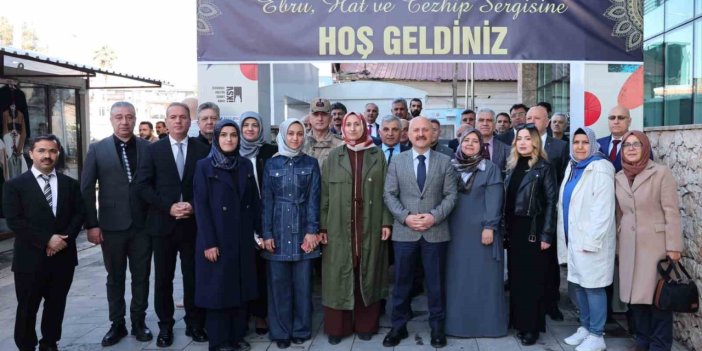 Adıyaman’da Hat, Tezhip Ve Ebru Sanatı Sergisi