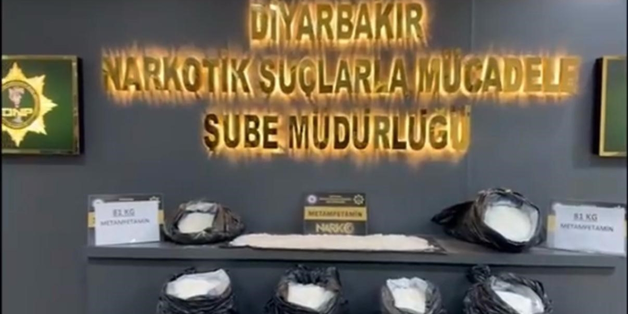 Diyarbakır’da Takibe Alınan Tırda 81 Kilo Metamfetamin Ele Geçirildi