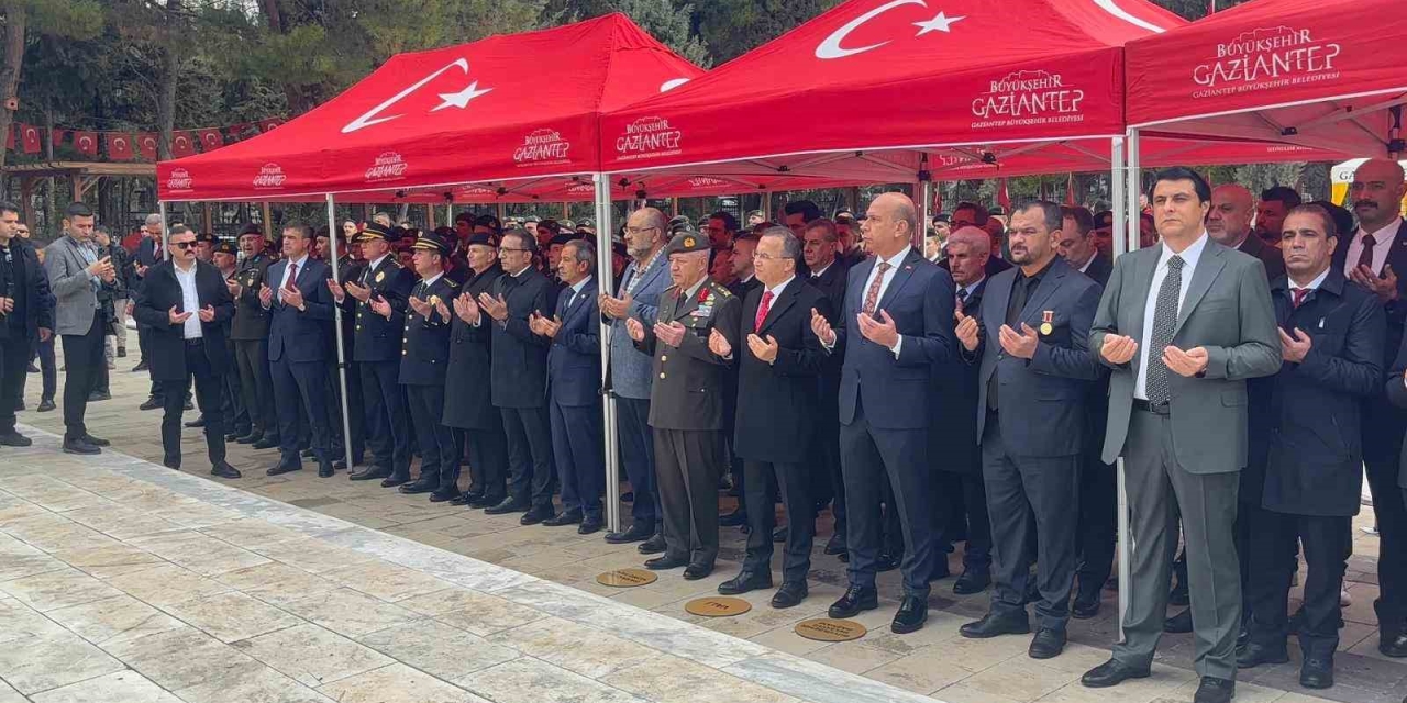 Gaziantep’te 18 Mart Çanakkale Zaferi’nin 111’inci Yılında Şehitler Anıldı