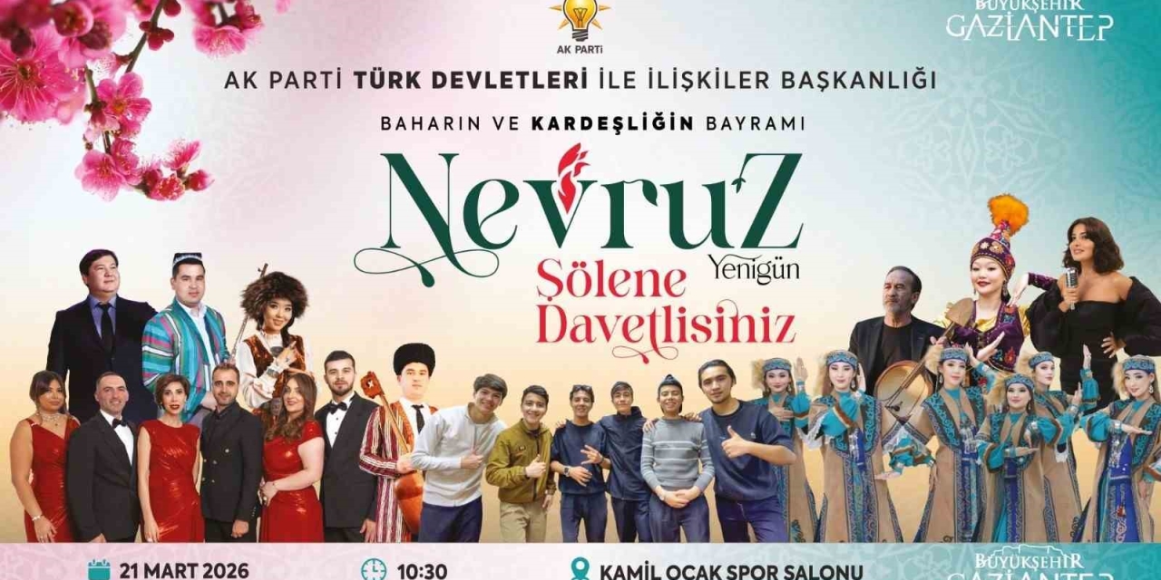 Nevruz Ateşi Gaziantep’te Yakılacak