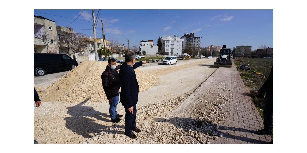 Başkan Kılınç, Dumlupınar Caddesindeki Çalışmaları Yerinde İnceledi