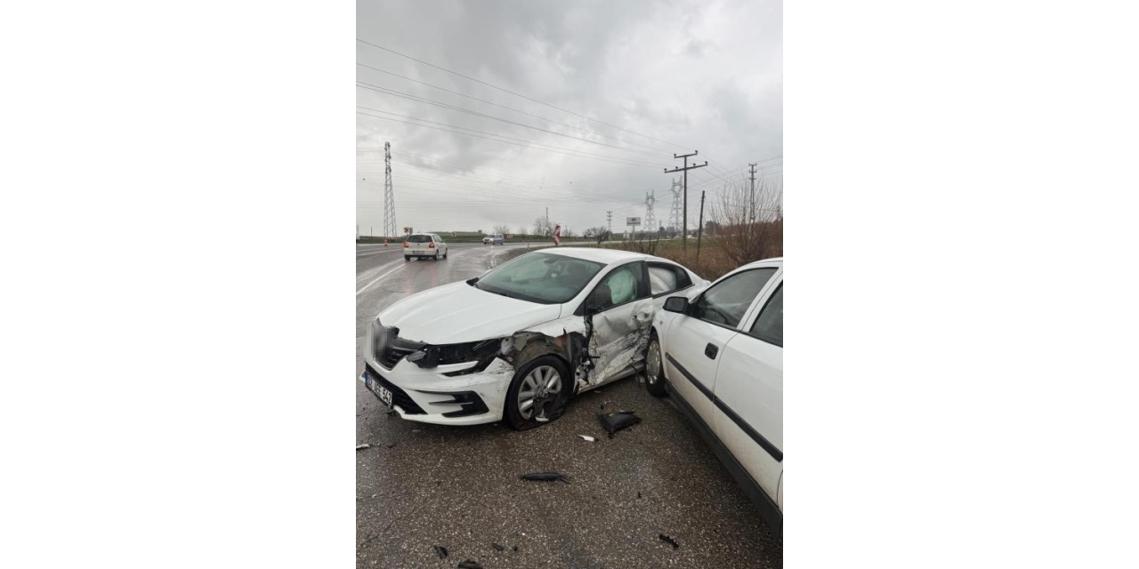 Adıyaman’da Zincirleme Kaza Kamerada