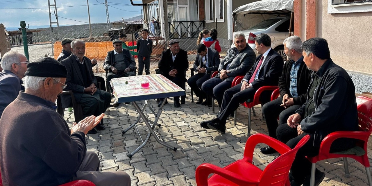 Kaymakam Aslan, Köy Evlerine Yerleşen Vatandaşları Ziyaret Etti